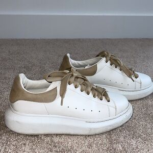 White oversized Alexander Mcqueen sneakers